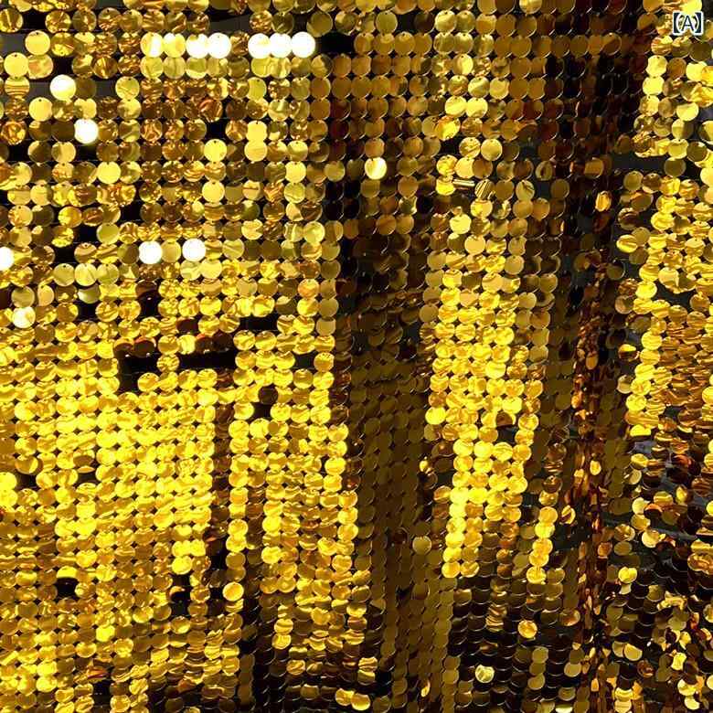 スパンコール 生地 メッシュ おしゃれ 柔らかい 背景 布 結婚式 ライブ ルーム 誕生日 パーティー 装飾..