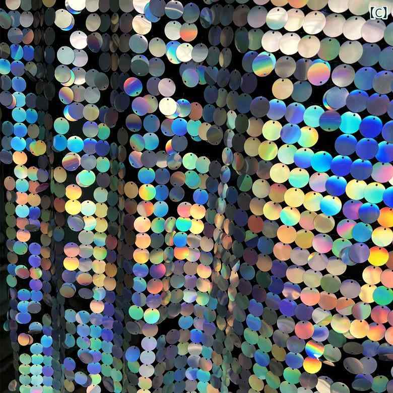 スパンコール 生地 メッシュ おしゃれ 柔らかい 背景 布 結婚式 ライブ ルーム 誕生日 パーティー 装飾 壁 写真 小道具 テーブル クロス ゴールド シルバー