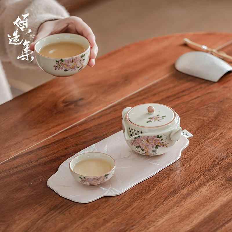 ティーマット テーブル 中国 サテン 光沢 ブロケード 刺繍 竹 防水 フラッグ 生地 禅 茶道 柔らかい 厚手 おしゃれ 小さめ 来客用 ピンク 白 緑