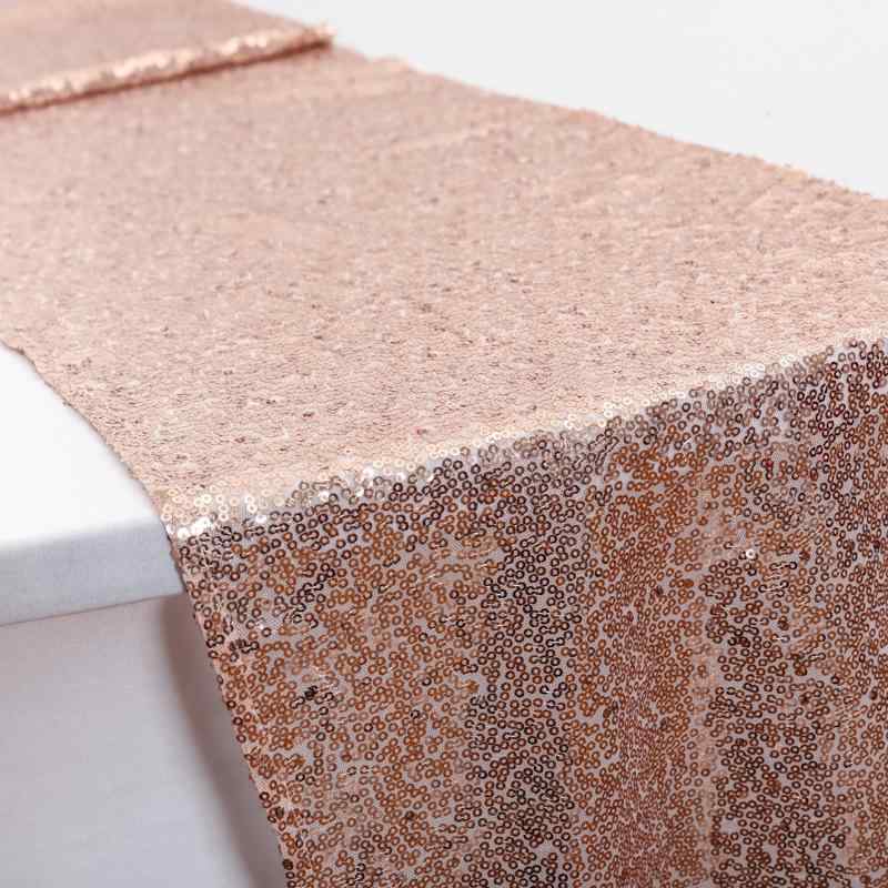 テーブルランナー 帯 スパンコール クロス ホテル ウェディング キラキラ 光沢 刺繍 装飾 布 柔らかい ..