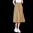 ガウチョパンツ レディース おしゃれ 七分丈 ワイド Aライン ハイウエスト ウエストゴム ゆったり 体型カバー カジュアル スポーティ