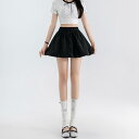 ミニスカート レディース おしゃれ つぼみ ショート丈 ドローストリング ハイウエストゴム ふんわり ボリューム ランタン スポーツ 夏