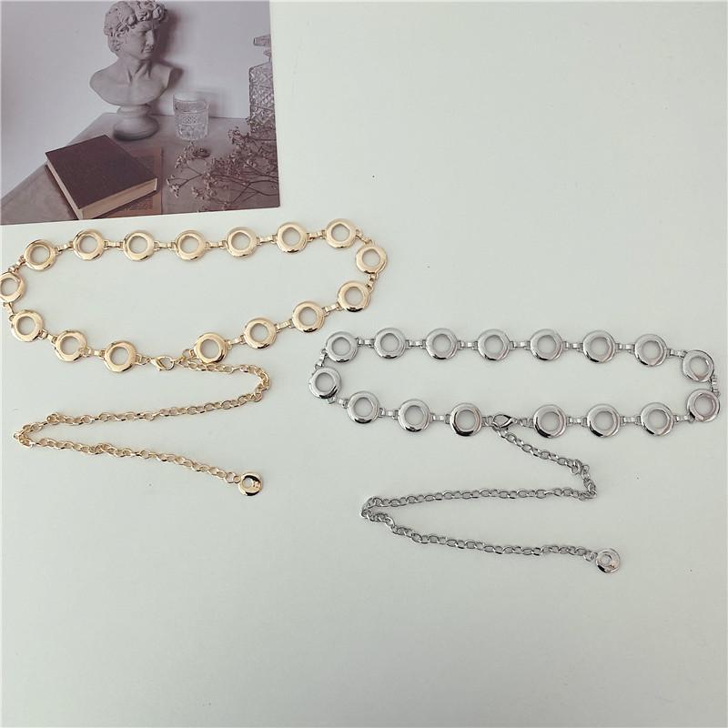 チェーンベルト レディース メタル スタイリッシュ ウエストアクセサリー 韓国 シンプル おしゃれ 装飾..