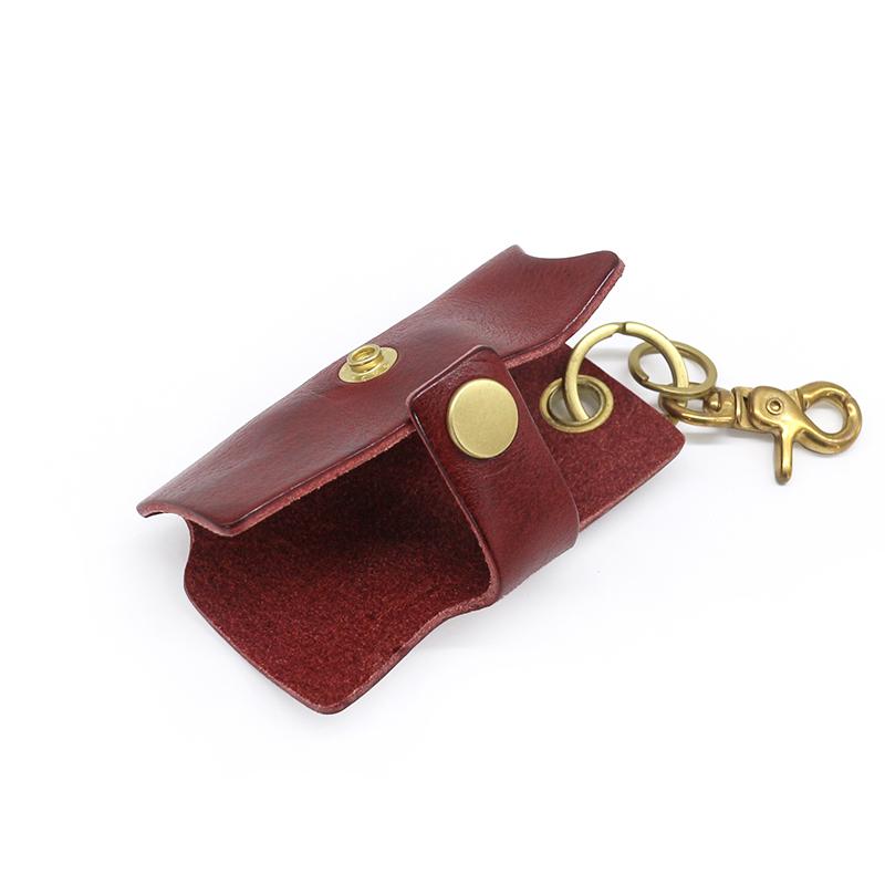 キーケース メンズ 牛革 韓国 ウォッシュ加工 ヴィンテージ風 シワ バックル 車用 レディース 普段使い カジュアル シンプル おしゃれ 赤 緑 青(4.0)