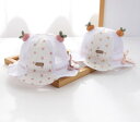 ベビー 帽子 夏 女の子 男の子 バケットハット メッシュ あご紐 つば広 薄手 ソフト 吸湿 通気 紫外線対策 レジャー お出かけ かわいい 柿 オレンジ ピンク 紫 ギフト 出産祝い 誕生日