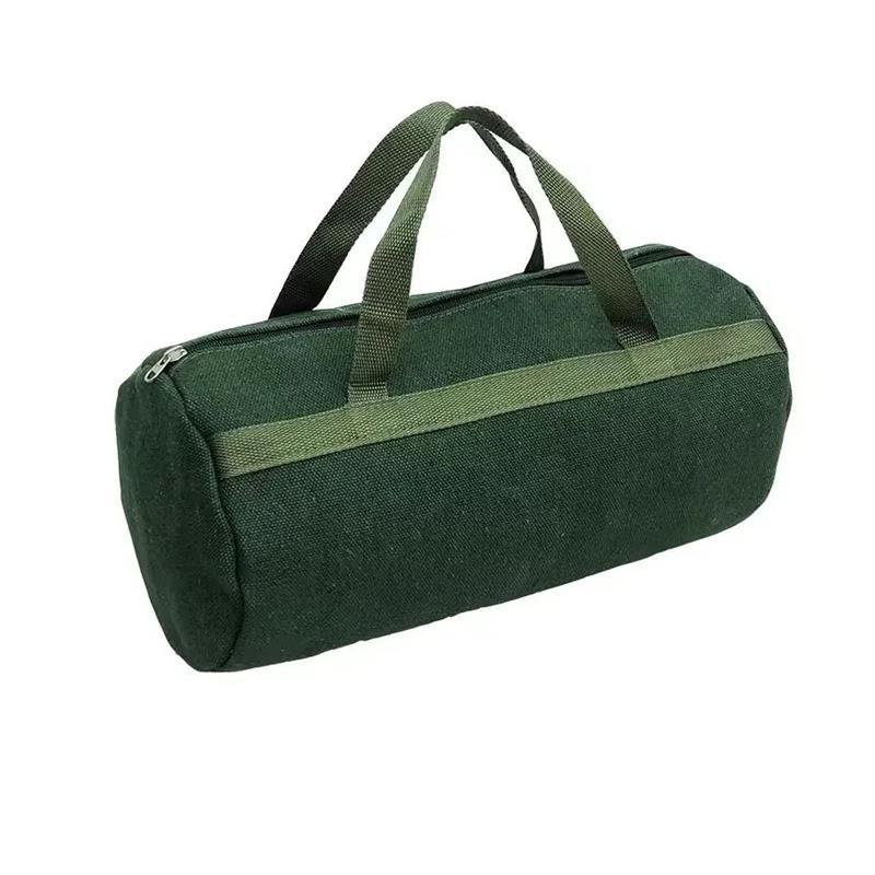 ツールバッグ キャンバス 厚手 手提げ カバン 工具 修理道具 収納 ケース 小物 整理 携帯用 持ち運び ..