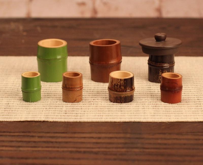 茶道具 蓋置 中国風 レトロ 伝統的 工芸品 竹 湯呑 急須 鉄瓶 ホルダー スタンド 茶器 茶道 雑貨 アクセサリー 小物 オブジェ 茶室 シンプル おしゃれ