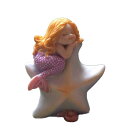 アクアリウム オブジェ 水槽 マイクロランドスケープ オーナメント 装飾品 内装 レイアウト インテリア 樹脂 鑑賞 熱帯魚 かわいい 人魚 ヒトデ サンゴ