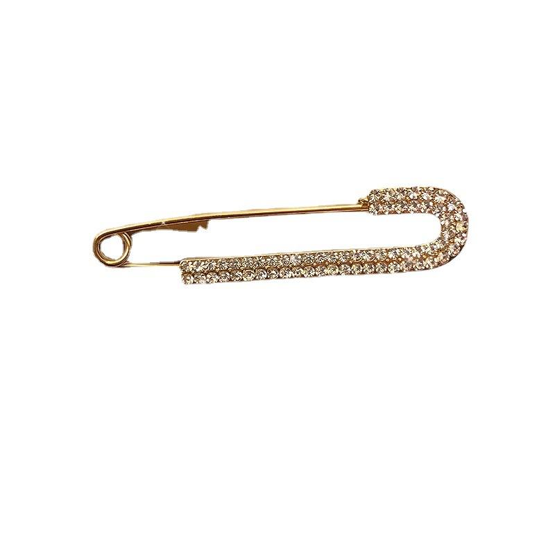 ブローチ おしゃれ 小さい レディース アクセサリー ウエスト 引き締め 調整 胸元 衣類 固定 ピン キラ..