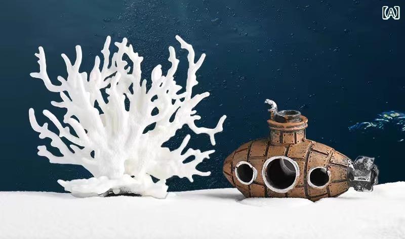 アクアリウム オブジェ 水槽 隠れ家 オーナメント ミニチュア 装飾品 内装 レイア...
