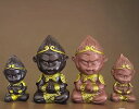 置物 オブジェ アクアリウム インテリア 卓上 装飾 工芸品 玄関 リビング 樹脂 PVC セット おしゃれ 小さめ チャイナ風 孫悟空 金