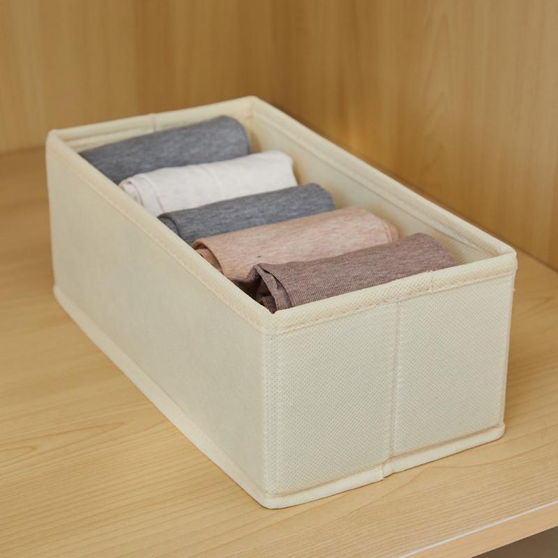 靴下 収納 引き出し 下着 ネクタイ ストッキング 不織布 ふたなし 洗える 家庭 チェスト 整理 ボックス..