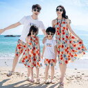 親子 ペアルック ワンピース シャツ パンツ リンク セットアップ コーデ お揃い おしゃれ レディース キッズ 女の子 男の子 夏 大きいサイズ 半袖 ノースリーブ ビーチ リゾート 旅行 家族 記念写真 撮影 カジュアル ボタニカル 花柄 薔薇