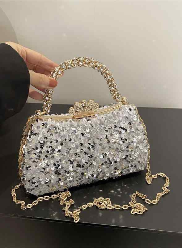 フォーマルバッグ レディース 晚宴 パーティー きらきら チェーン オフ ハンドバッグ おしゃれ