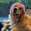 犬 日除け 帽子 ボンネット 暑さ 紫外線 熱中症 夏バテ 日射病 予防 対策 紐 つば 通気性 眩しさ軽減 ドッグウェア ペット 猫 小型 中型 大型 かわい...