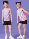 陸上 ユニフォーム 上下 セットアップ キッズ メンズ レディース 大きいサイズ タンクトップ 短パン ノースリーブ 通気 吸汗 速乾性 柔らかい 競技 トレー...
