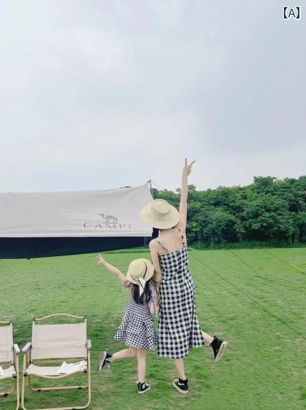 親子 ペアルック ワンピース リゾート 旅行 ...の紹介画像2