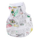 犬 夏服 メッシュ ビションフリーゼ 薄手 通気性 ペット 小型 タンクトップ お出かけ時 汚れ防止 涼しい おしゃれ カジュアル 暑さ対策 アイスクリーム柄