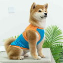 犬 オシャレ 夏服 薄手 通気性 快適 コーギー フレンチブルドッグ 中型 大型 小型 ペット オレンジ 赤 カジュアル 大きいサイズ 柔らかい ボーダー 普段...