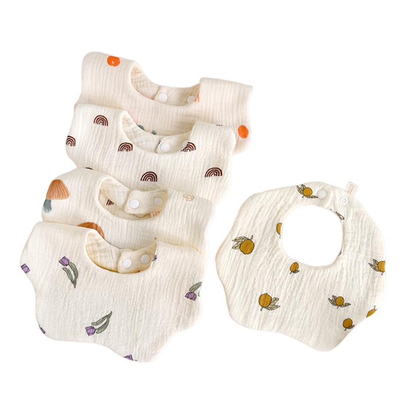 スタイ ベビー 赤ちゃん かわいい 女の子 男の子 新生児 防水 ガーゼ 子供 よだれかけ 吐き戻し防止 四..