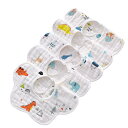 スタイ ベビー 赤ちゃん かわいい 女の子 男の子 新生児 ガーゼ 防吐き戻し 春秋冬 兼用 オールシーズン動物柄