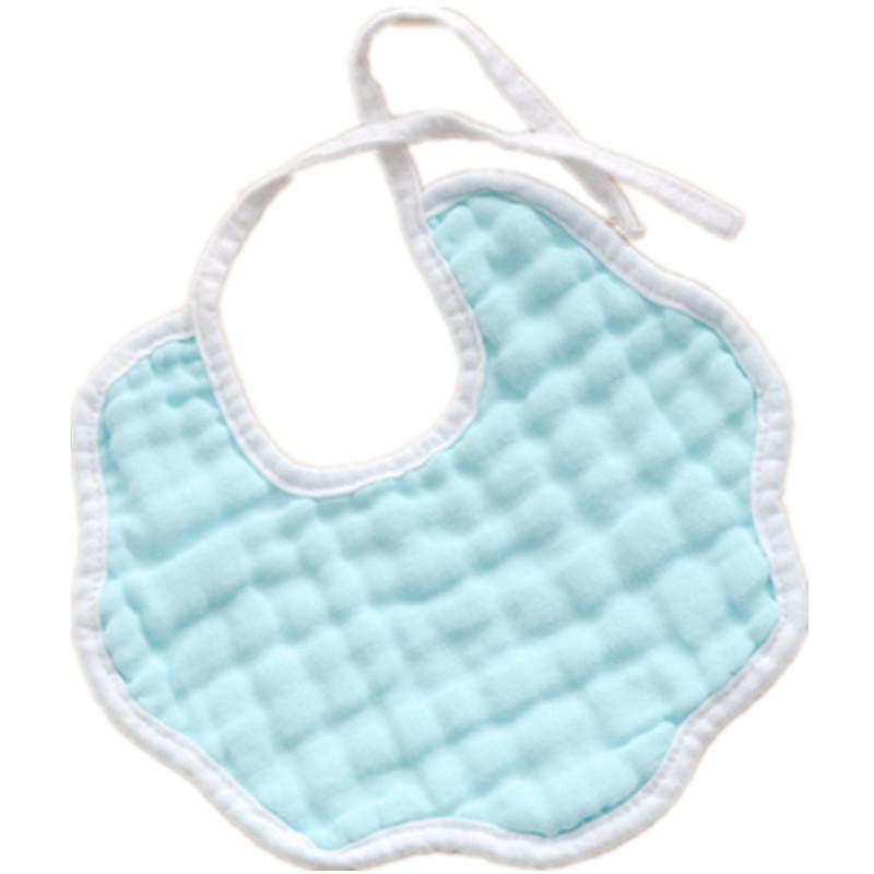 スタイ ベビー 赤ちゃん かわいい 女の子 男の子 新生児 紐 花びら型 春秋冬 ガーゼ 防吐き戻し 八重ガ..