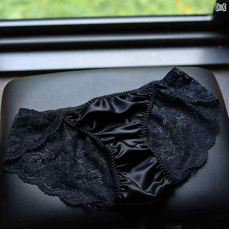 ショーツ レディース おしゃれ 快適 下着 サテン レース セクシー ミディアムライズ トライアングル 通気性 透け感 シンプル 上品