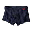 ボクサー メンズ おしゃれ 下着 パンツ 快適 格子柄 チェック チェック ミディアムライズ 四角型 きれいめ 伸縮性 涼しい シンプル 綿 個性