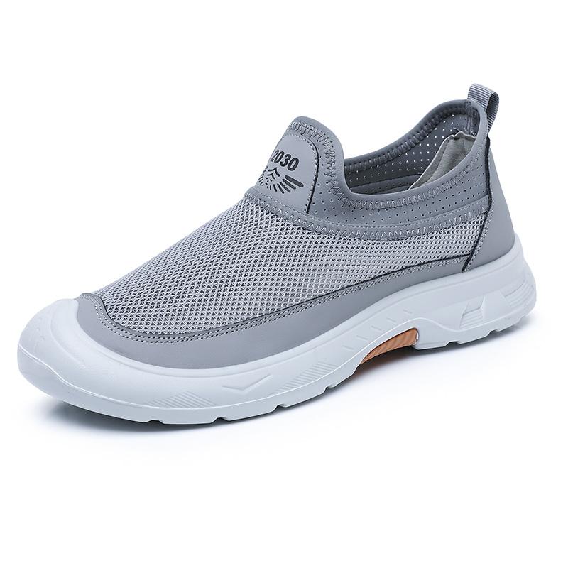 スニーカー メンズ 夏 通気性 メッシュ 厚底 軽量 スリッポン 歩きやすい 速乾 カジュアル 運動 靴