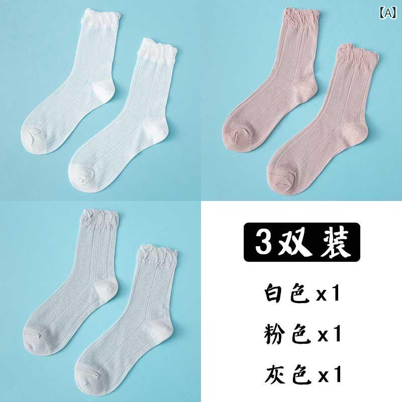 靴下 レディース おしゃれ マタニティ 産前産後 夏 薄手 透け感 通気性 ゆったり 口ゴム やわらか くいこみにくい 快適 睡眠用 ロング丈