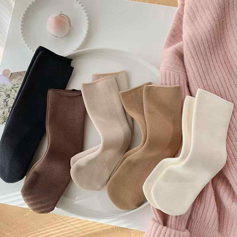 靴下 レディース おしゃれ 秋冬 ミドル丈 厚手 もこもこ 暖かい ロング 暖かい ルームソックス 睡眠 長靴下