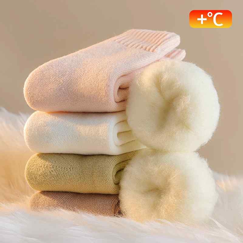 靴下 レディース おしゃれ 秋冬 ミドル丈 厚手 あったか 毛圈 暖かい ウール ウールり 睡眠 冷え対策 やわらかい