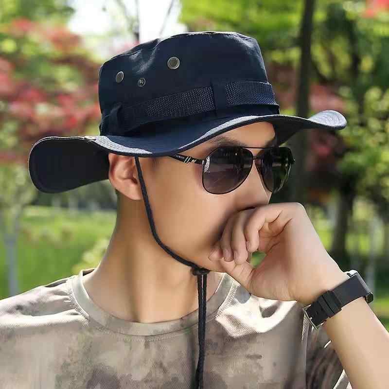 帽子 メンズ おしゃれ 夏 迷彩 日焼け防止 アウトドア 釣り 丸型 ツバ広 ハット 折りたたみ 軽量 通気..