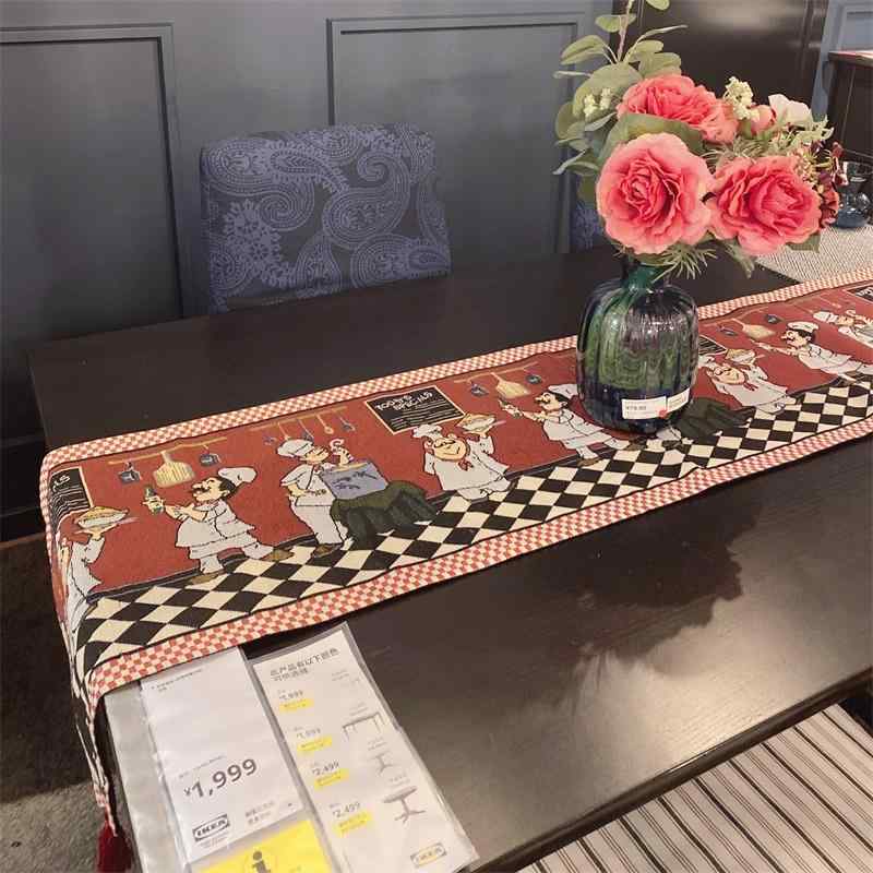 テーブルランナー おしゃれ アメリカ カントリー調 食卓 センター クロス ランチョンマット クリスマス デコレーション カバー布 キャビネット チェスト