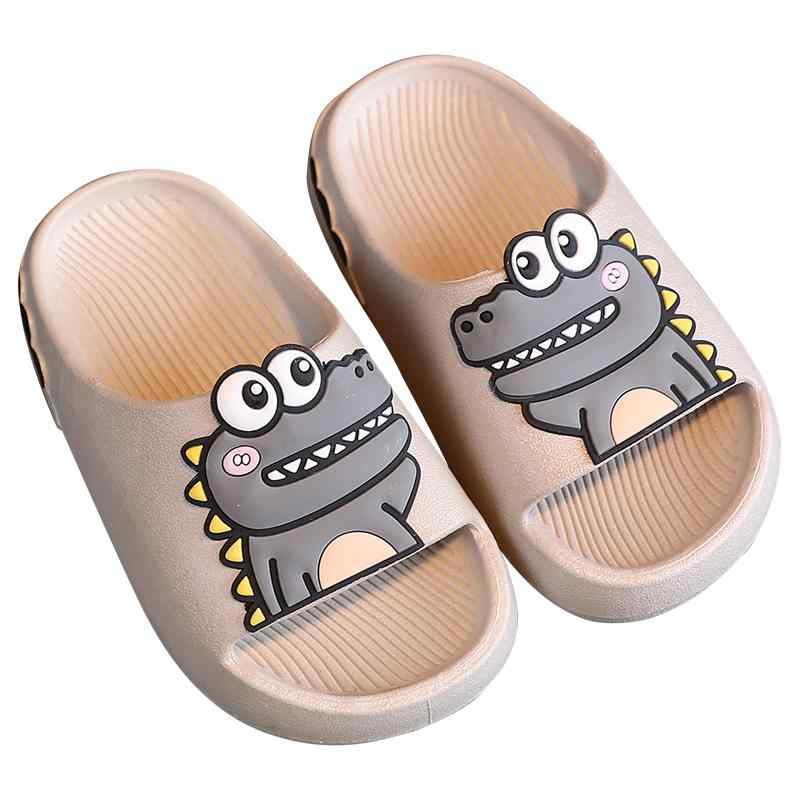 サンダル 子供 男の子 夏 恐竜柄 バスルーム 滑り止め シャワー 室内 一体型 幼児 小学生 キッズ ベビー 室内履き 涼しい