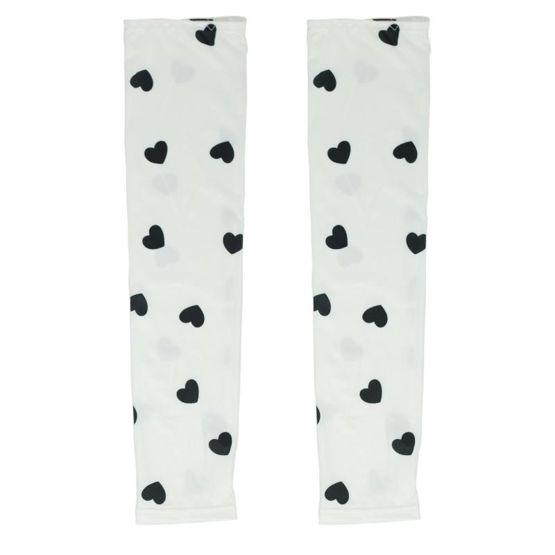 アームカバー レディース おしゃれ 夏 日焼け防止 紫外線対策 涼しい 快適 かわいい プリント ロング スポーツ 自転車 運転