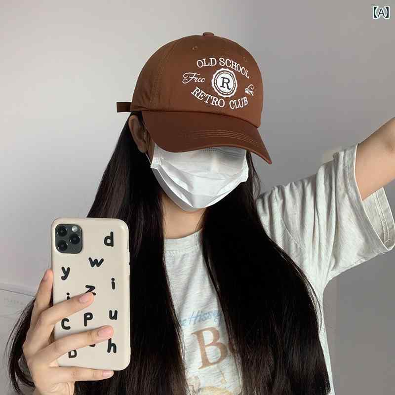 キャップ レディース おしゃれ カジュアル メンズ 春夏 アメリカン ヴィンテージ風 韓国 カップル 大き..