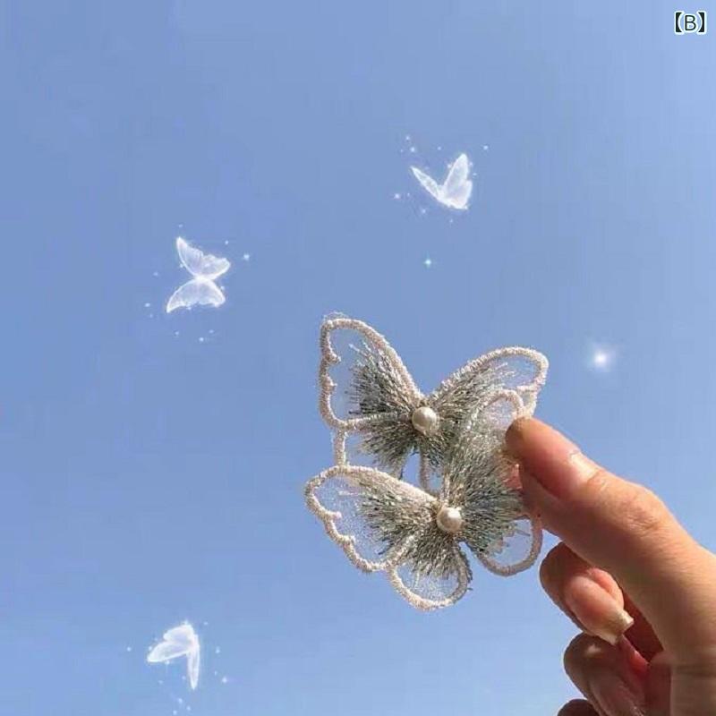 ヘアアクセサリー レディース レース リボン 飾り紐 タッセル エレガント 古風 韓...