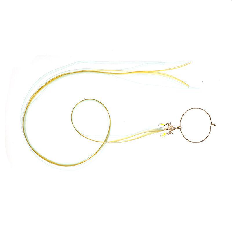 ヘアアクセサリー ヘアバンド 中国風 ロング タッセル 丸型 ピョウタイ 飾り 手首飾り 開口式 漢服