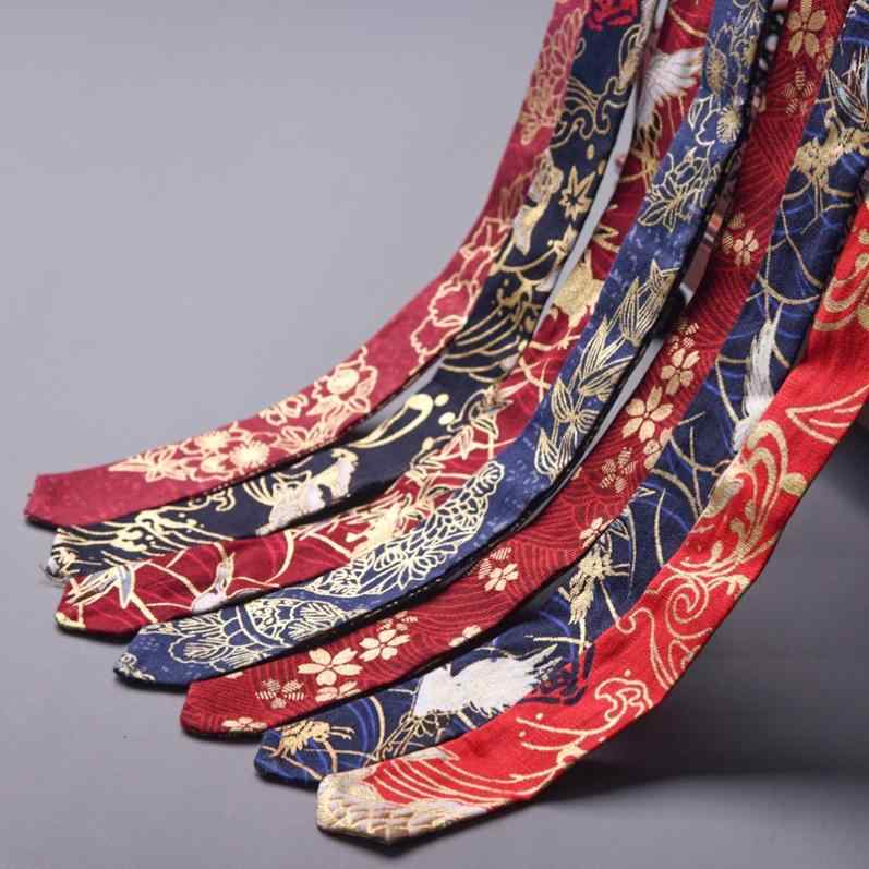 リボン ヘアバンド 男の子 髪飾り 子供 古風 飾り帯 伝統柄 タッセル 漢服用 飛魚柄 舞踊 イベント 発..