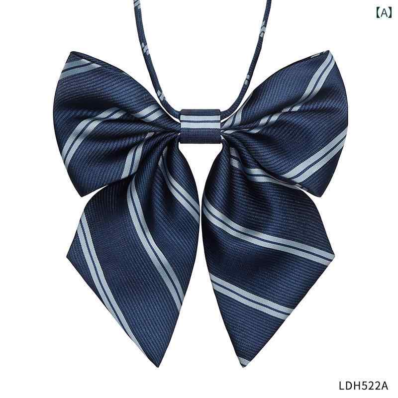 リボンタイ レディース おしゃれ ストライプ リボン 制服 学生風 卒業式 学院風 水手服 スチュワーデス チョーカー