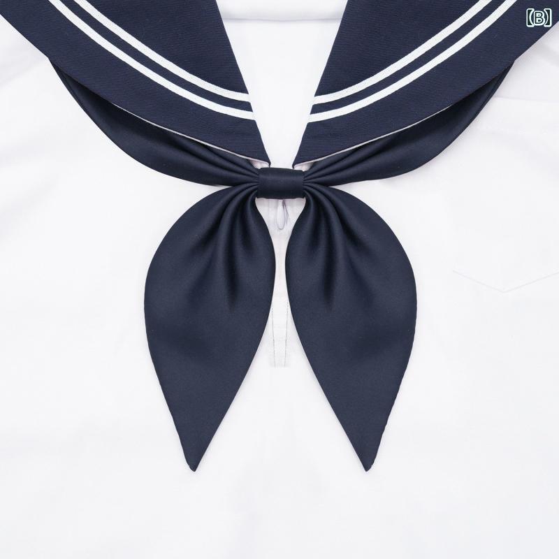 蝶ネクタイ レディース おしゃれ 無地 金魚結び 金魚草風 関テーラードカラー 水手服 スクール風 制服 コスプレ アクセサリー かわいい