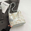 バッグ レディース おしゃれ 大人 和装 母の日 プレゼント 中国風 漢服風 古風 刺繍 バケツ型 マーメンスカート風 チャイナ風