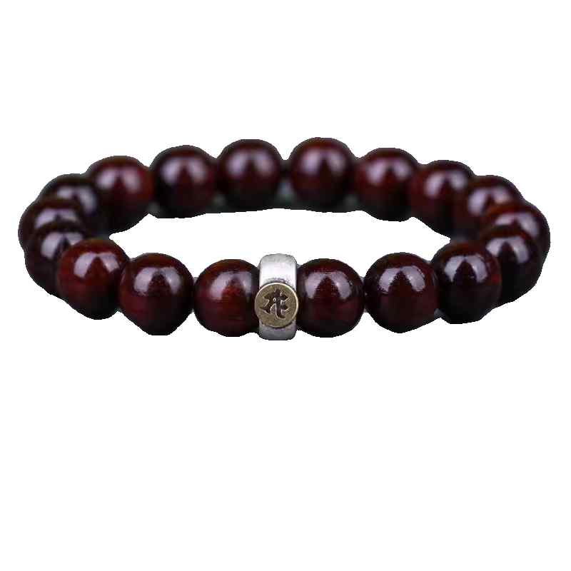 ブレスレット アクセサリー おしゃれ インド サンダルウッド メンズ 十二支 仏教 ビーズ 木製 レディース 梵字 普段使い お出かけ レジャー シンプル 光沢 男女兼用