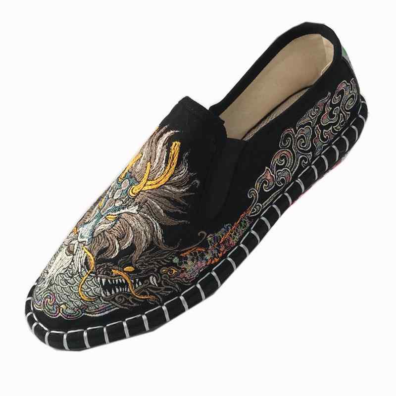 布靴 メンズ レディース おしゃれ 歩きやすい 中国風 刺繍 花柄 ハンドメイド 千層底 伝統工芸 通気性 ..