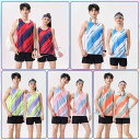 陸上 ユニフォーム 上下 スポーツ 柔らかい 通気性 速乾 メンズ レディース 競技 ノースリーブ ショートパンツ トレーニング ウェア 大きいサイズ 青 白 ...