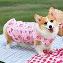 犬 服 女の子 かわいい ワンピース スカート タンクトップ ノースリーブ 薄手 通気性 リードフック フリル 抜け毛 日焼け防止 ドッグウェア ペット用品 コ...
