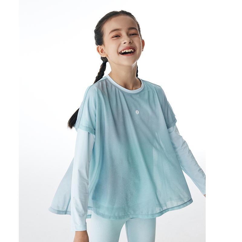 長袖Tシャツ おしゃれ カジュアル 女の子 日焼け防止 涼しい 快適 スポーツ ヨガ 子供 紫外線対策 夏 ラッシュガード