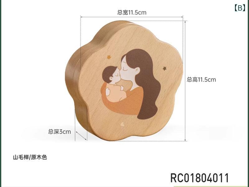 乳歯ケース 子供 無垢材 収納 コレクション 赤ちゃん 耐久性 シンプル ナチュラル ...