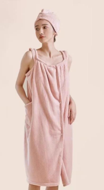バスローブ レディース おしゃれ 快適 ロング 吸水 速乾 毛落ちしにくい 吊り紐 バスローブ 寮 家用